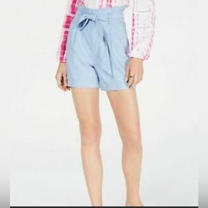 INC International Concepts Light Blue Linen Blend Size Large